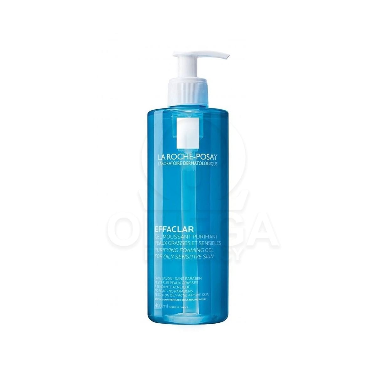 LA ROCHE-POSAY Effaclar Gel Αφρώδες Τζελ Καθαρισμού για Λιπαρό & Ευαίσθητο Δέρμα 400ml.