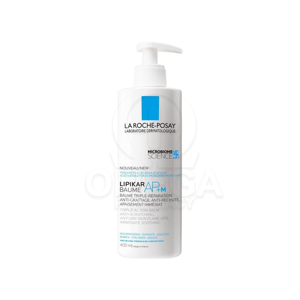 LA ROCHE-POSAY Lipikar Baume AP+M Μαλακτικό Βάλσαμο Σώματος με Τριπλή Δράση Ιδανικό για Μωρά 400ml.