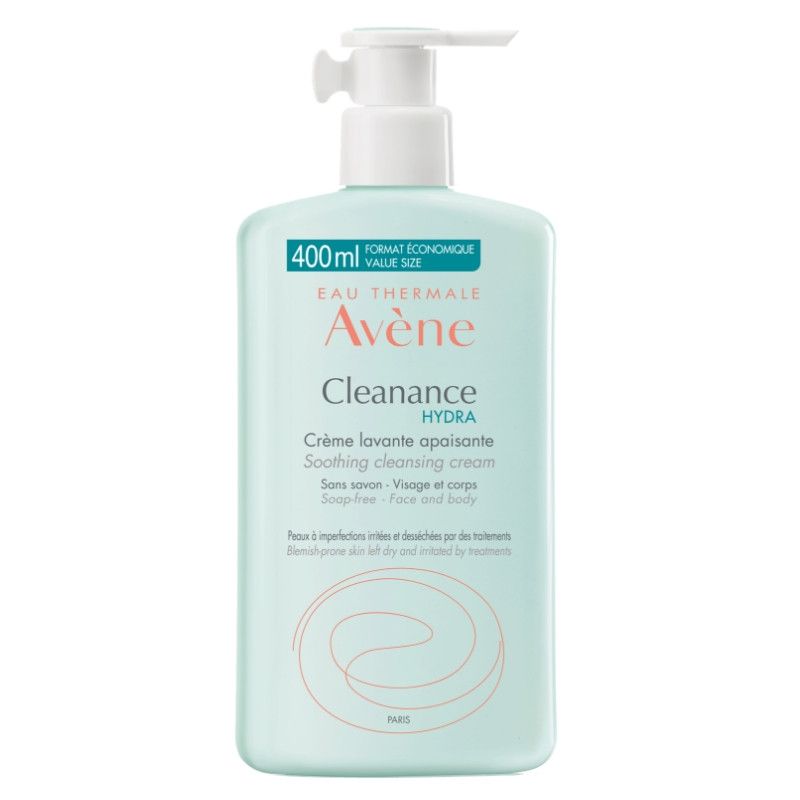 AVENE CLEANANCE HYDRA CREME LAVANTE APAISANTE 400ml.