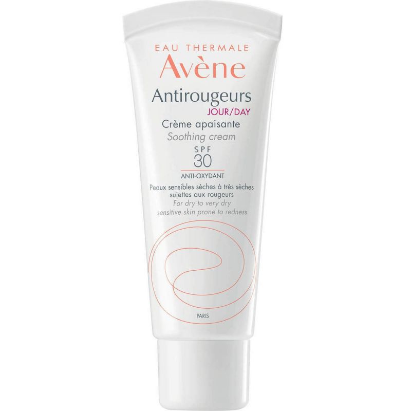 AVENE ANTIROUGEURS DAY CREAM SPF30 40ml Ξηρές/Ευαίσθητες Επιδερμίδες κατά της Ερυθρότητας.