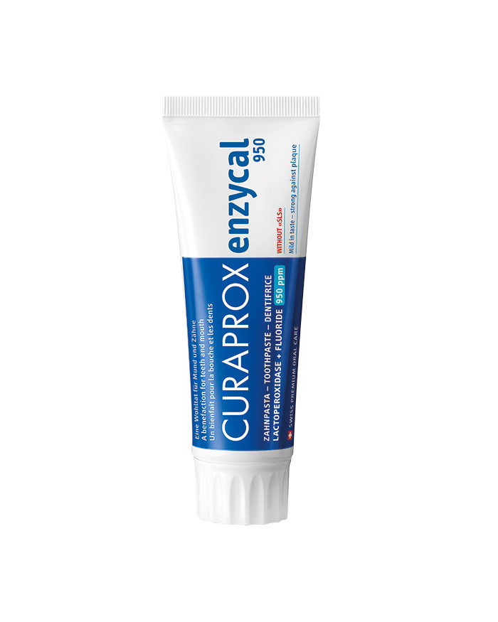 Curaprox Οδοντόκρεμα Enzycal 950 με φθόριο 75 ml.