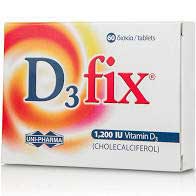 UNI-PHARMA D3 Fix 1200 IU 60tabs