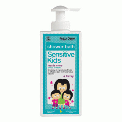 FREZYDERM SENSITIVE KIDS SHOWER BATH 200ML.