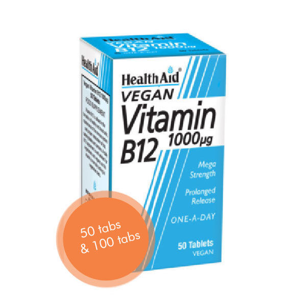 Vitamin B12 1000μg (50caps).