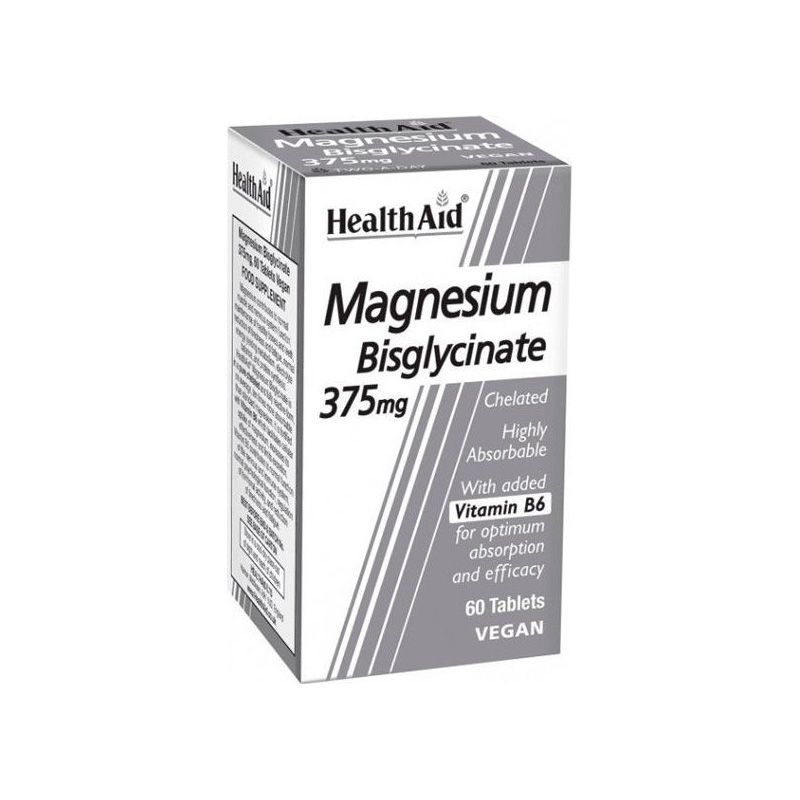 Magnesium Bisglycinate 375mg (60caps).