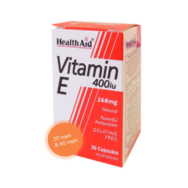 VITAMIN E 400i.u. 268mg (30caps).