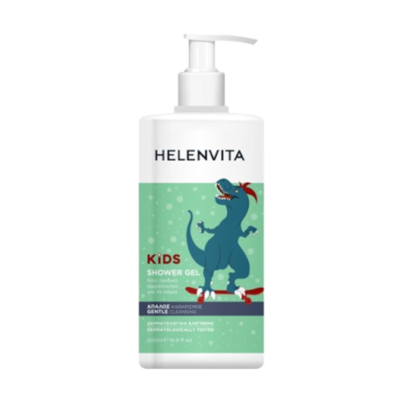 Helenvita Kids Dino Shower Gel Ήπιο Παιδικό Αφρόλουτρο 500ml.