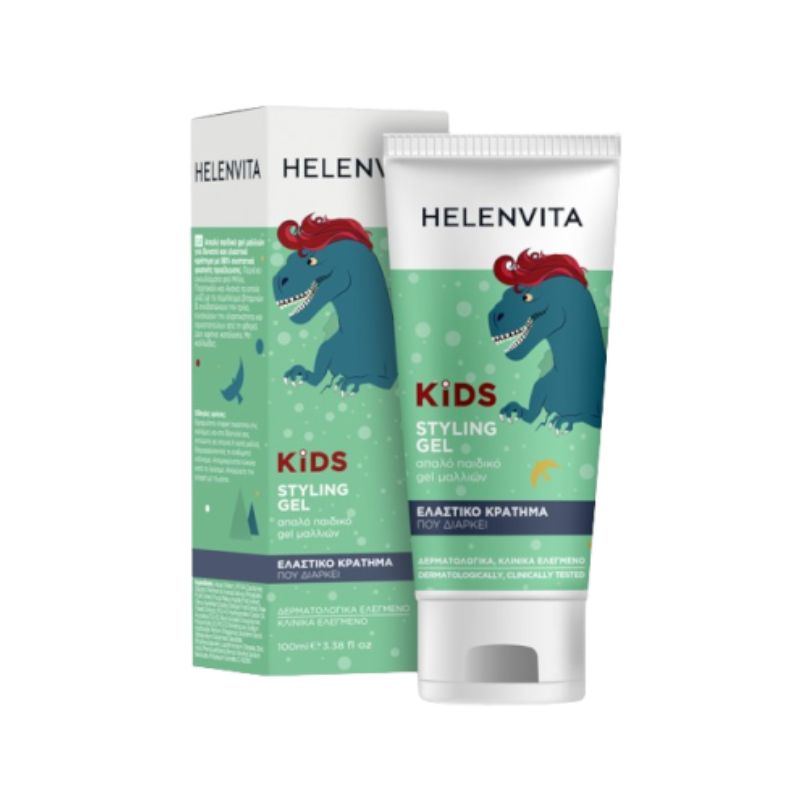 Helenvita Kids Dino Hair Styling Gel Απαλό Παιδικό Τζελ Μαλλιών 100ml.