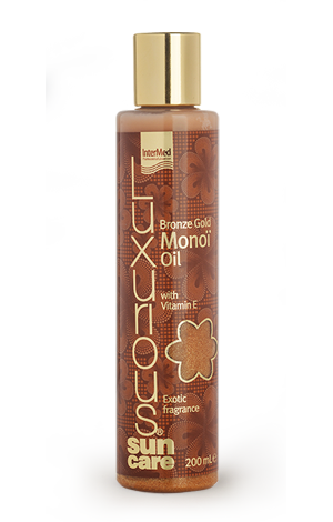 Luxurious Sun Care Monoi Oil, Έλαιο Monoi για έντονο μαύρισμα & ενυδάτωση 200ml.