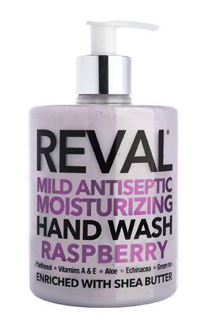 Reval Mild Antiseptic Moisturizing Hand Wash Raspberry 500ml.