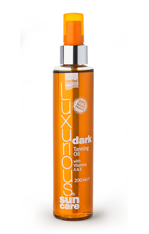 Luxurious Sun Care Dark Tanning Oil,Ξηρό λάδι για γρήγορο & έντονο μαύρισμα 200ml.