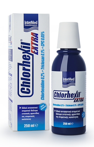 Chlorhexil Extra Mouthwash Eντατική Φροντίδα 250ml.