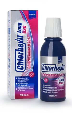 Chlorhexil 0.20% Mouthwash - Long Use Πολλαπλή προστασία της στοματικής κοιλότητας 250ml.