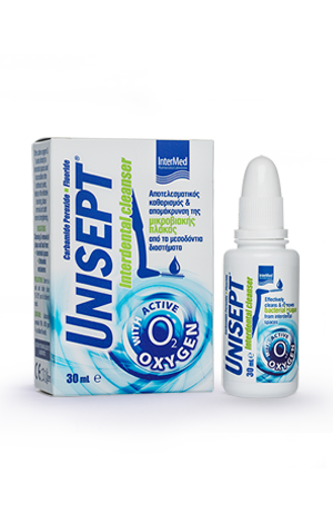 Unisept Interdental Cleanser Καθαρισμός και φροντίδα μεσοδόντιων διαστημάτων 30ml.