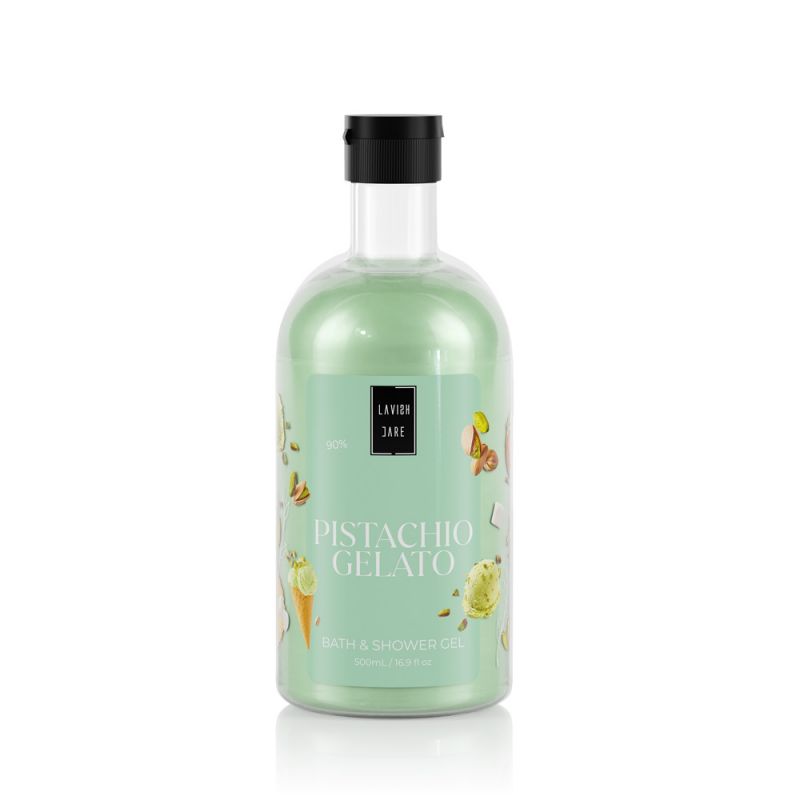 SHOWER GEL - PISTACHIO GELATO - 500ML.