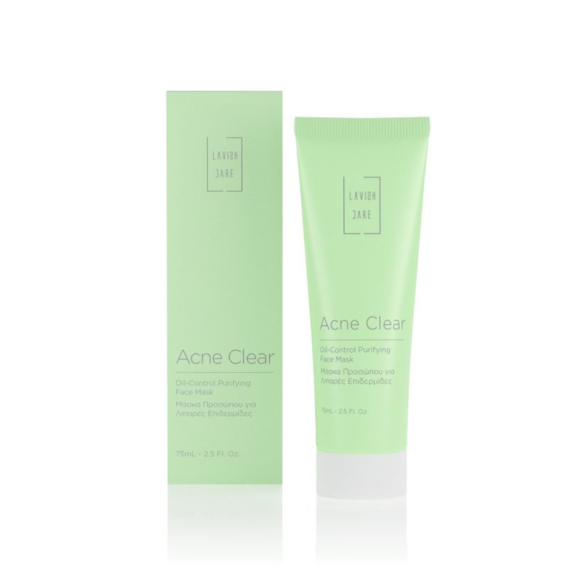 ACNE CLEAR - OIL-CONTROL PURIFYING FACE MASK - 75ML.