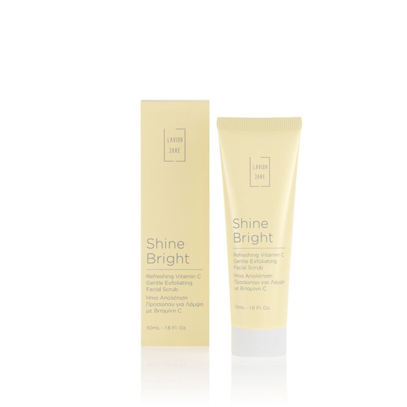 SHINE BRIGHT - REFRESHING VITAMIN-C GENTLE EXFOLIATING FACIAL SCRUB - 50ML.