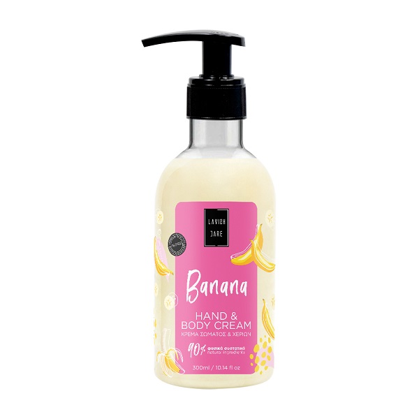 Hand and Body Cream Banana 300ml.