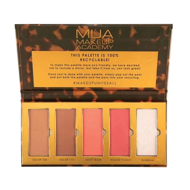 MUA FACE PALETTE GOLDEN HOUR.