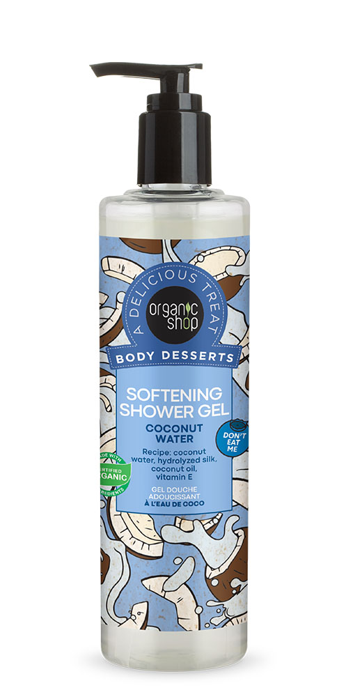 Organic Shop Body Desserts Coconut Water, Απαλό Αφρόλουτρο, 280ml.