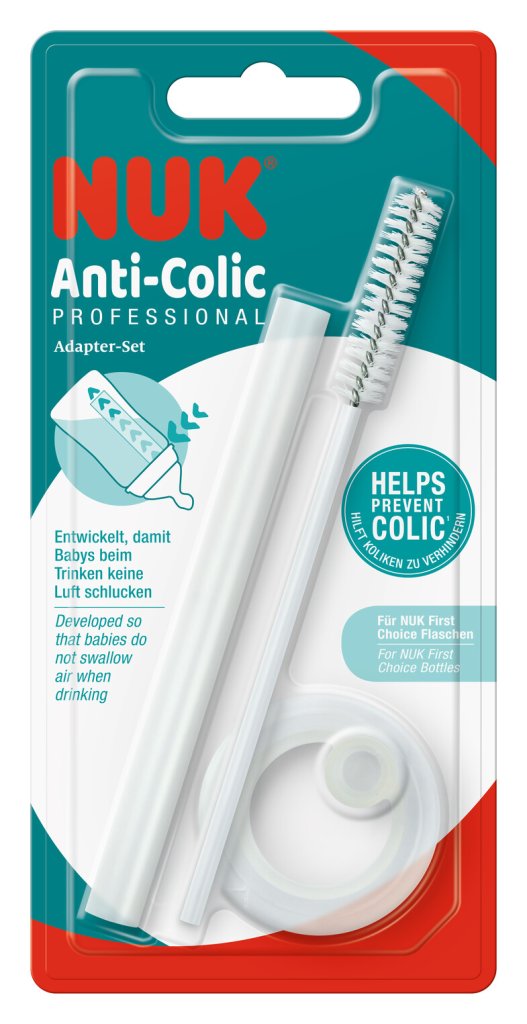 NUK ANTI-COLIC PROFESSIONAL ΣΕΤ ΑΝΤΑΛΛΑΚΤΙΚΩΝ ΜΕ ΒΟΥΡΤΣΑΚΙ