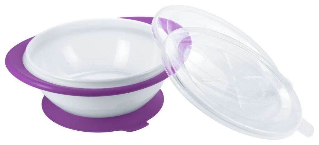 NUK Easy Learning Bowl Με Καπάκι 6m+