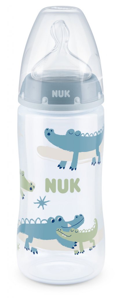 NUK First Choice Plus Μπιμπερό Σιλικόνης (PP) 360ml Temperature Control.