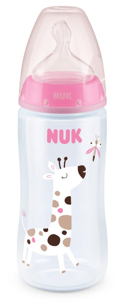 NUK First Choice Plus Μπιμπερό Σιλικόνης (PP) 360ml Temperature Control.