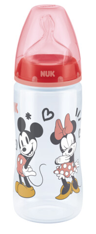 NUK Disney Mickey Mouse First Choice Plus Μπιμπερό (PP) 300ml Με Θηλή Σιλικόνης.