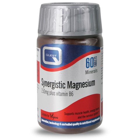 Synergistic Magnesium 150mg (60+30) caps.