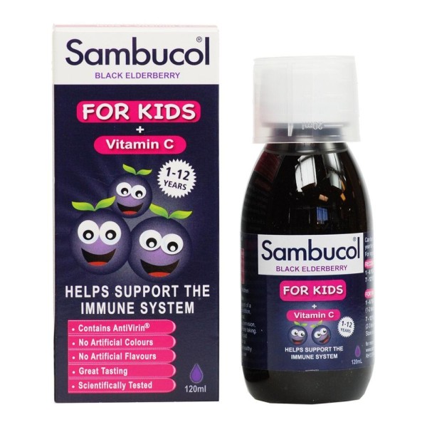 Sambucol For Kids + Vitamin C 120 ml.