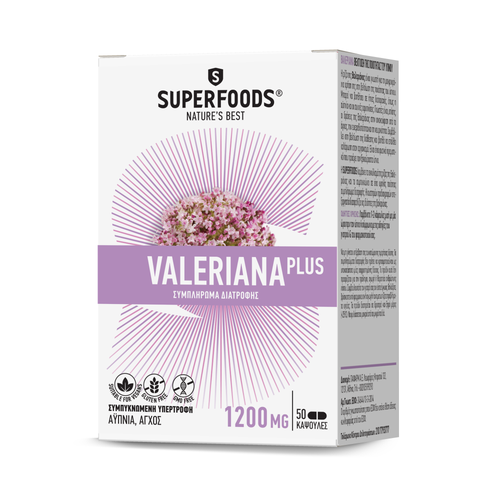 SUPERFOODS VALERIANA PLUS 50caps.