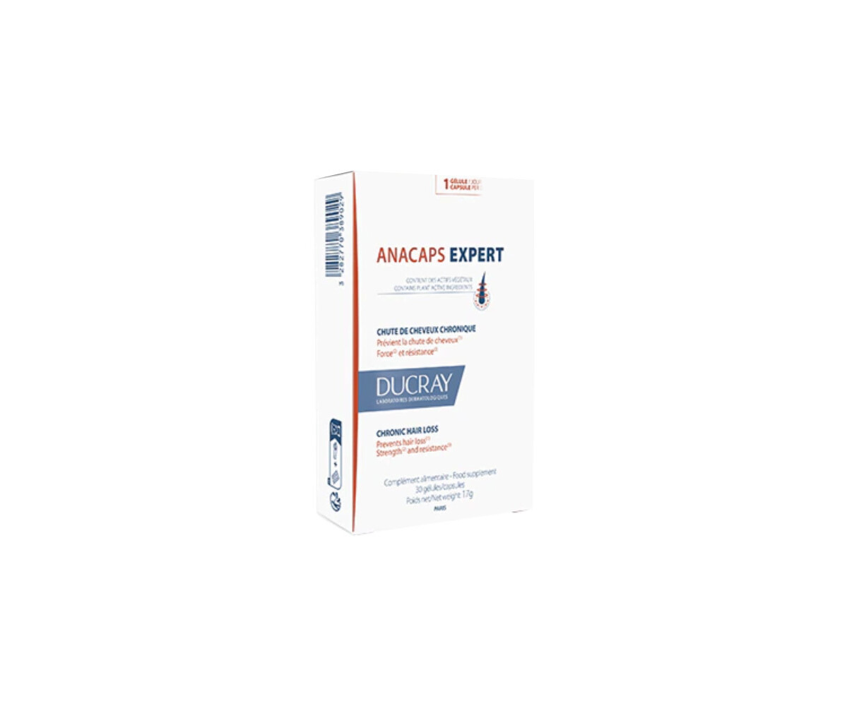 Ducray PROMO Anacaps Expert Συμπλήρωμα Διατροφής Προτείνεται για τη Χρόνια Τριχόπτωση 2x30 Κάψουλες.