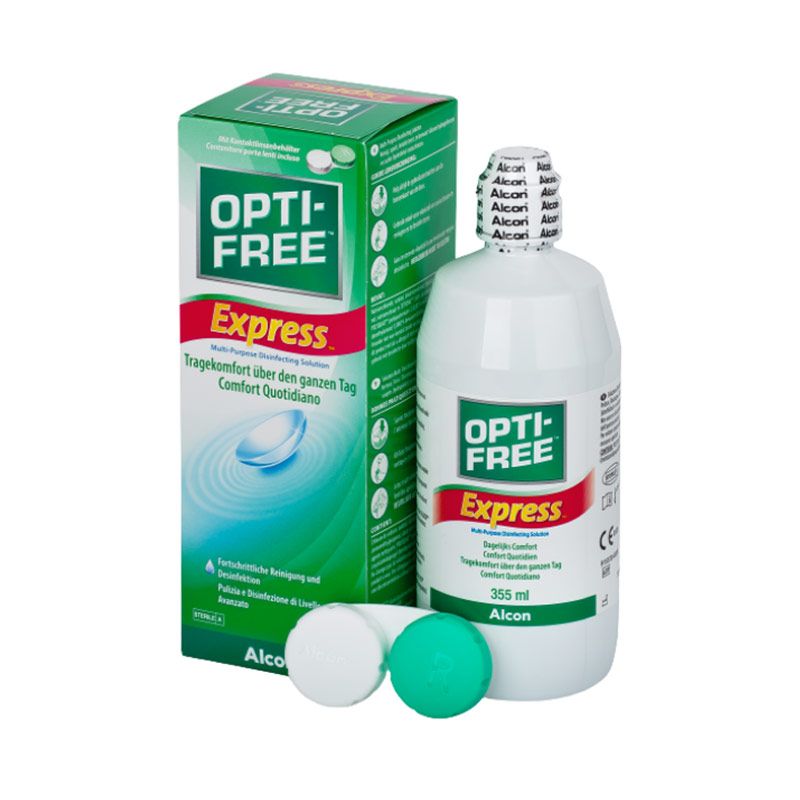 Alcon Opti-Free Express Διάλυμα Απολύμανσης Πολλαπλών Χρήσεων για Φακούς Επαφής 355ml.