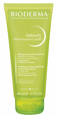 Sébium Gel moussant actif 200ml.