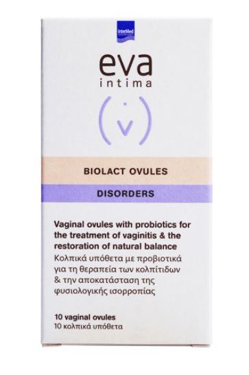 Eva Biolact Ovules 10 κολπικά υπόθετα.