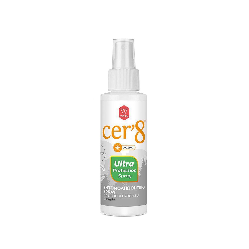 Cer 8 Ultra Protection Εντομοαπωθητικό Spray 100ml.