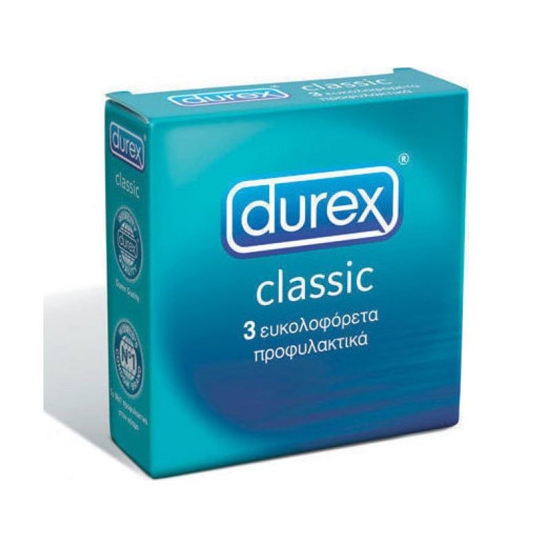 Durex Classic Προφυλακτικά 3 τμχ.