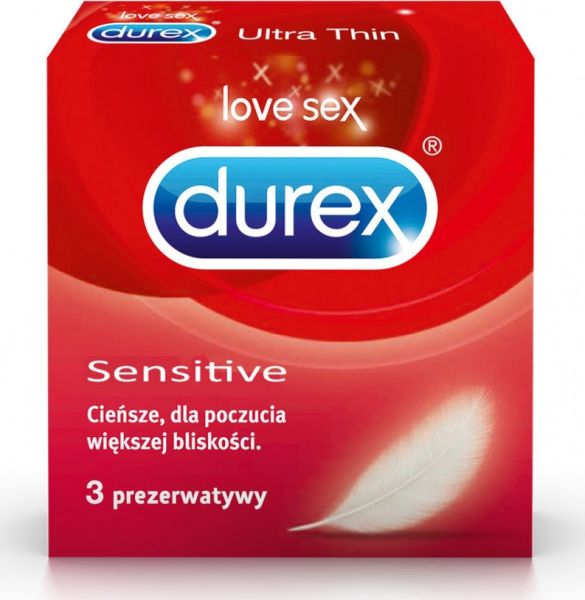 DUREX SENSITIVE ΠΟΛΥ ΛΕΠΤΑ ΠΡΟΦΥΛΑΚΤΙΚΑ ΓΙΑ ΚΑΛΥΤΕΡΗ ΑΙΣΘΗΣΗ 3ΤΜΧ.