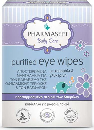 Purified Eye Wipes 10τεμ