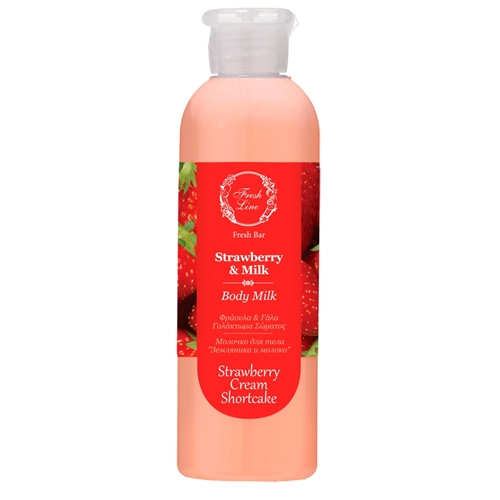 STRAWBERRY & MILK Γαλάκτωμα Σώματος 200ml.