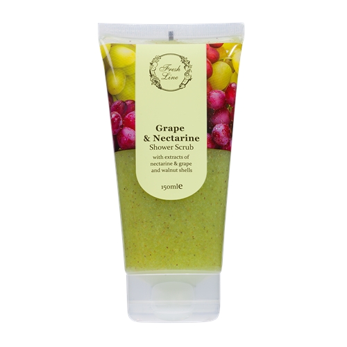 GRAPE & NECTARINE Shower Scrub 150ml.