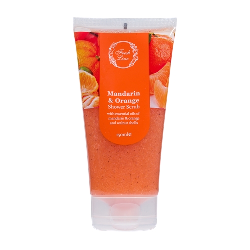 MANDARIN & ORANGE Shower Scrub 150ml.