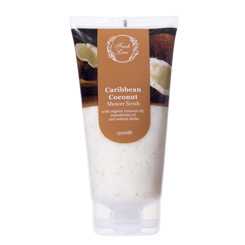 CARIBBEAN COCONUT Shower Scrub 150ml.