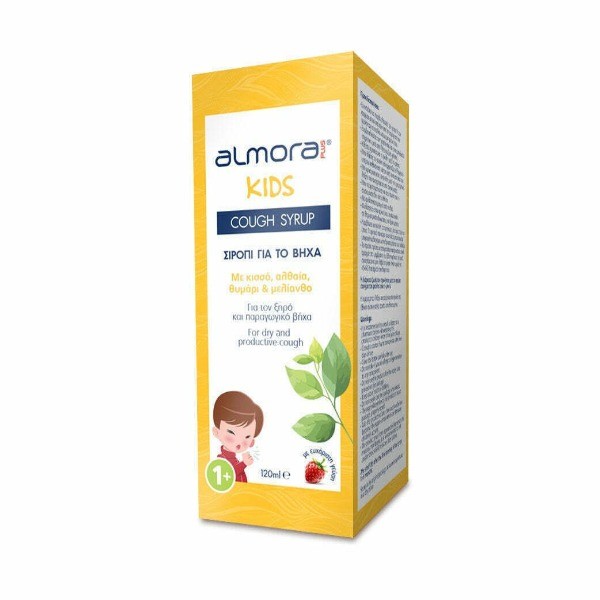 Almora Plus Kids Cough Syrup Με Γεύση Φράουλα 120ml.