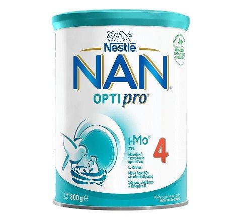 Nestle Nan Optipro 4 Ρόφημα Γάλακτος σε Σκόνη Από τον 2ο Χρόνο 800gr.