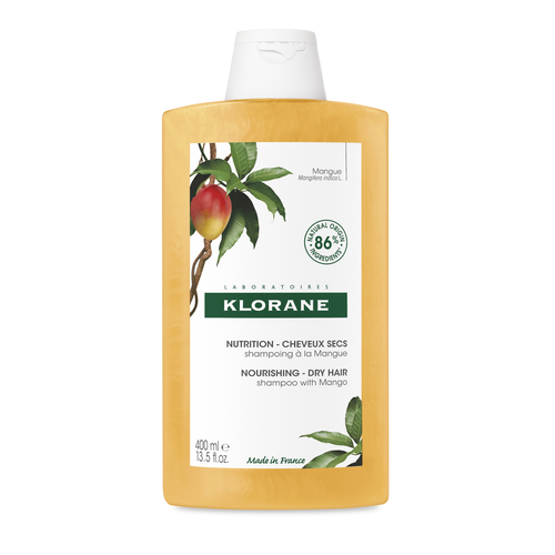 Klorane Mangue Σαμπουάν Θρέψης με Βούτυρο Μάνγκο BIO 400ml.