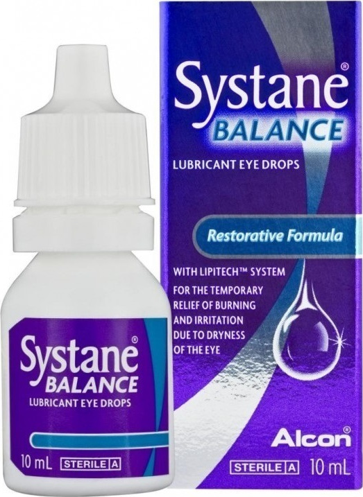 Systane Balance 10ml Λιπαντικές Οφθαλμικές Σταγόνες.