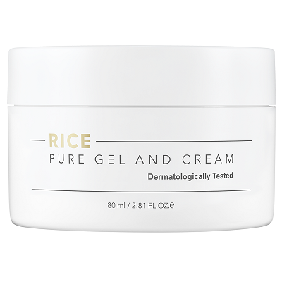 Rice Pure Gel and Cream 80ml.