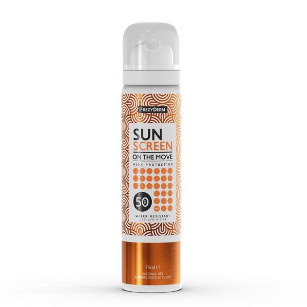 Φωτογραφία από SUN SCREEN ON THE MOVE SPF 50 Αντηλιακό spray προσώπου 75ml